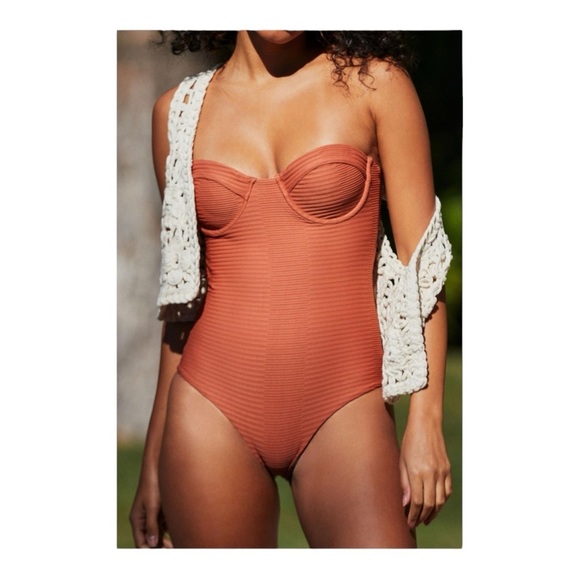 acacia swimwear Other - Acacia Brady Ribbed One-Piece NWOT